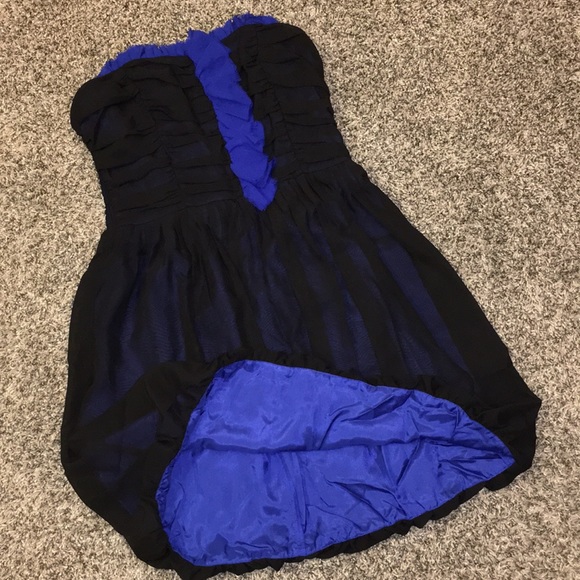 TIH Hype dress black blue dress size medium juniors or womens - Picture 2 of 16